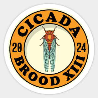 Cicada Brood XIII Periodical Cicada Sticker